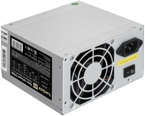   600W ExeGate EX292144RUS CP600 (ATX, 8cm fan, 24pin, 4+4pin, 3xSATA, 2xIDE, FDD)
