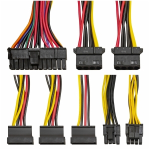   600W ExeGate EX292144RUS CP600 (ATX, 8cm fan, 24pin, 4+4pin, 3xSATA, 2xIDE, FDD)