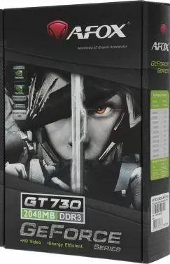  AFOX GT730 2GB DDR3 PCI-E2.0 2 DDR3, 128 , DVI-I, HDMI, VGA (D-Sub), GPU 700 