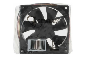    Gembird 92x92x25mm, sleeve,   3pin FANCASE2