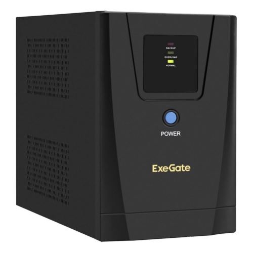 ИБП ExeGate SpecialPro UNB-1200.LED.AVR.2SH.3C13.USB <1200VA/750W, LED, AVR, 2*Schuko+3*C13, USB,съе