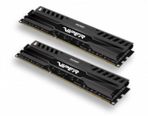   Patriot DIMM DDR3 VIPER3 16Gb KIT (8GbX2) 1600MHz CL9 [PV316G160C9K] Black
