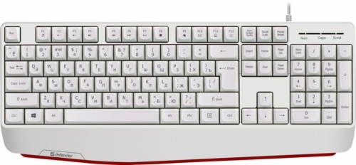 Клавиатура DEFENDER ATOM HB-546 RU WHITE 45547 1.8M