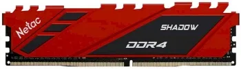   Netac 8GB DDR4 3600MHz Shadow CL18 1.35V / NTSDD4P36SP-08R / Rad / with radiator