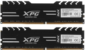  Adata 16GB DDR4 3200MHz XPG GAMMIX D10 Black Gaming Memory AX4U32008G16A-DB10 Non-ECC, CL16, 