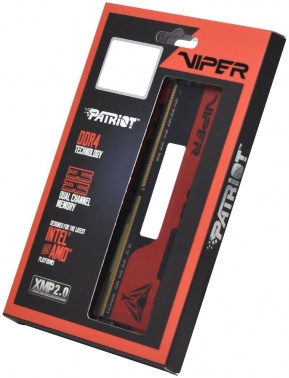  Patriot 16Gb DDR4 2666Mhz DIMM 8Gbx2  PC21300, Viper 4 Elite ll CL16 (PVE2416G266C6K) (retail
