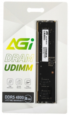  DDR5 8GB 4800MHz AGi AGI480008UD238 RTL PC5-38400 CL40 DIMM 288-pin 1.1 single rank Ret