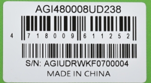  DDR5 8GB 4800MHz AGi AGI480008UD238 RTL PC5-38400 CL40 DIMM 288-pin 1.1 single rank Ret