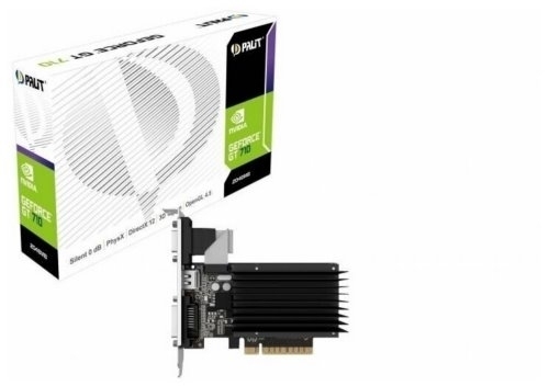  PALIT GeForce GT710 / 2GB DDR3 64bit / D-SUB, DVI-D, HDMI / PA-GT710-2GD3H / RTL