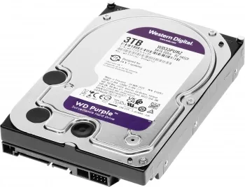   WD 3TB WD33PURZ SATA-III Surveillance Purple (5400rpm) 256Mb 3.5
