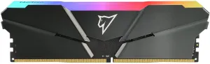   DDR 4 DIMM 16Gb PC25600, 3200Mhz, Netac Shadow NTSRD4P32SP-16E, RGB, C16 Grey,  