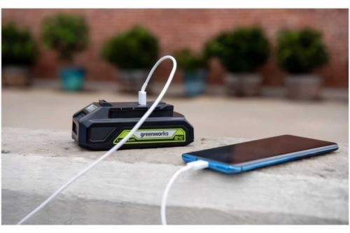   USB  Greenworks G24USB2   24V, 2 .