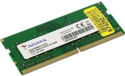   ADATA 8GB DDR4 2666 SO-DIMM Premier AD4S26668G19-SGN,  CL19, 1.2V