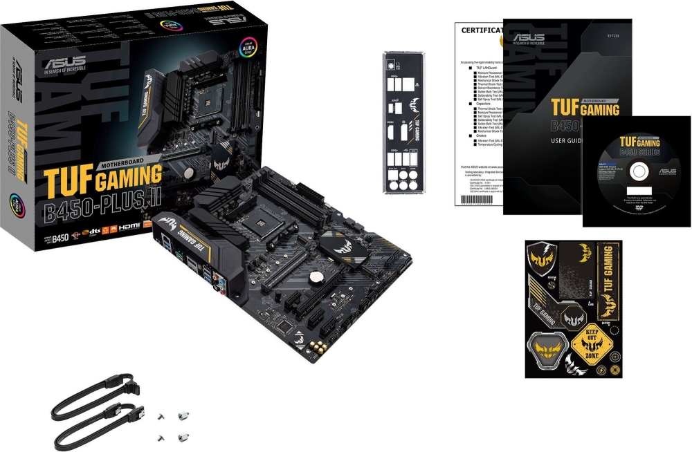   ASUS TUF GAMING B450-PLUS II Socket AM4
