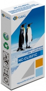   G&G NC-CLI521C  (8.4)  Canon PIXMA MP540/550/560/620/630/640/980/990