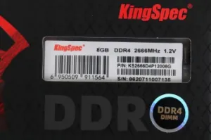   Kingspec 8Gb DDR4 2666MHz KS2666D4P12008G RTL LONG DIMM 288-pin 1.2 single rank