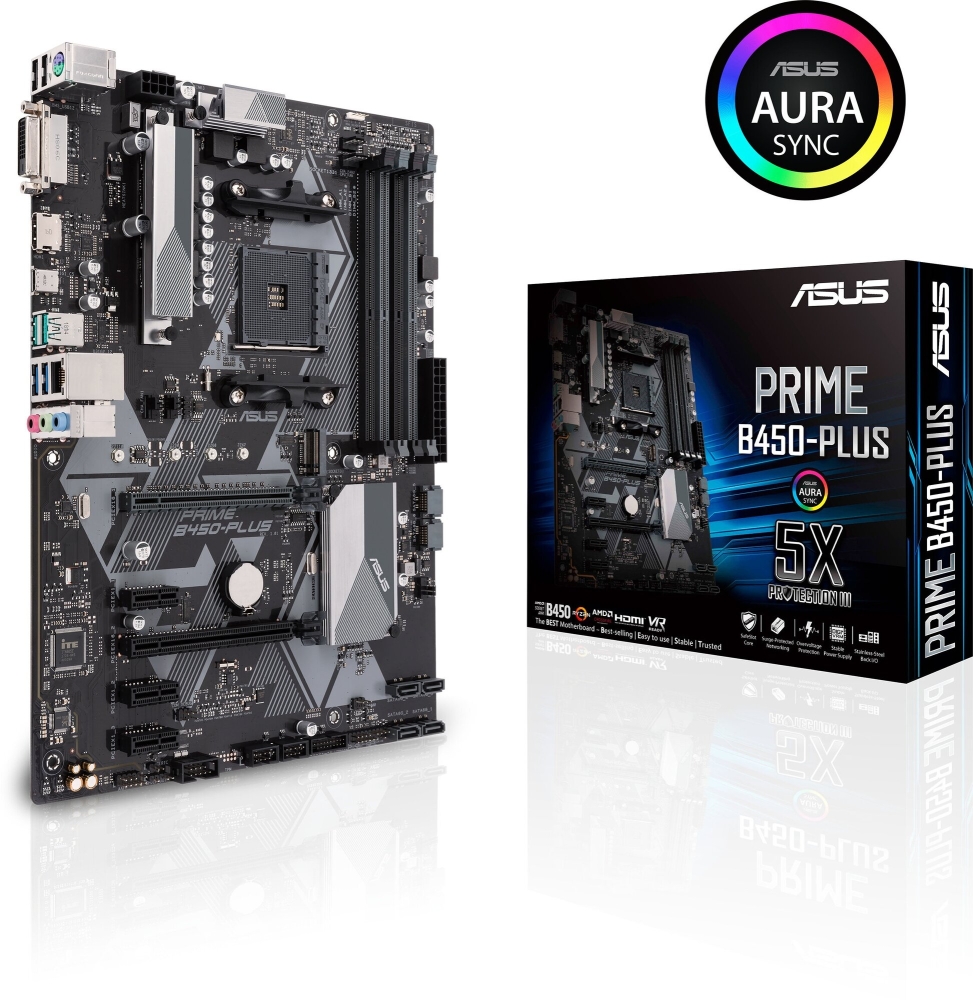   ASUS PRIME B450-PLUS Socket AM4