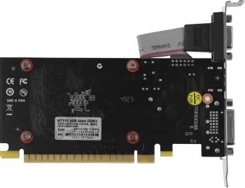  Biostar PCI-E GT710-2GB D3 LP NVIDIA GeForce GT 710 2Gb 64bit DDR3 954/1333 DVIx1 HDMIx1 