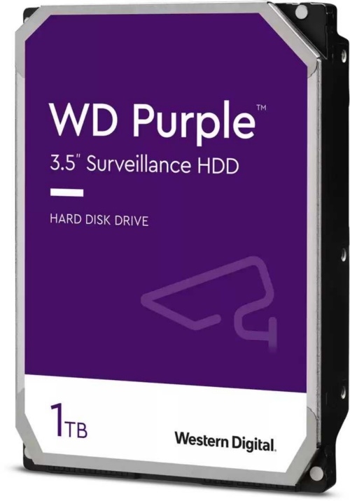   WD 1Tb WD10PURZ Purple, SATA III <5400rpm, 64Mb> 3.5