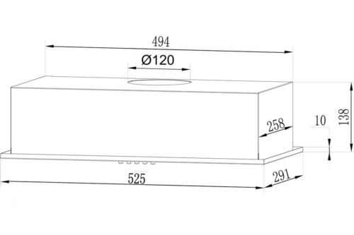  LEX GS BLOC LIGHT 600 BLACK