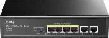  Cudy FS1006P (L2) 6x100/ 4PoE+ 60W 