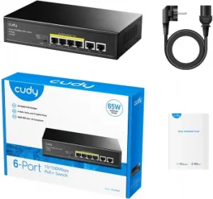  Cudy FS1006P (L2) 6x100/ 4PoE+ 60W 
