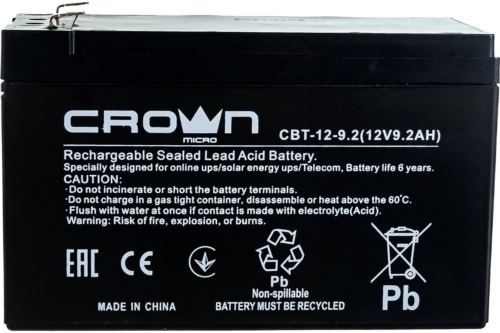   CROWN CBT-12-9.2 (12V 9.2Ah) F2   5 