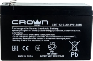   CROWN CBT-12-9.2 (12V 9.2Ah) F2   5 