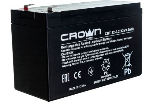   CROWN CBT-12-9.2 (12V 9.2Ah) F2   5 