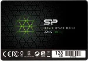 SSD  2.5 Silicon Power 128GB A56 <SP128GBSS3A56B25> (SATA3, up to 560/530MBs, 3D TLC, Phi