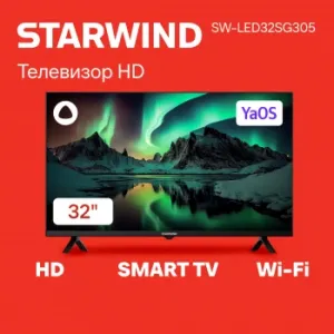  LED Starwind 32 SW-LED32SG305 . Frameless  HD 60Hz DVB-T DVB-T2 DVB-C DVB-S