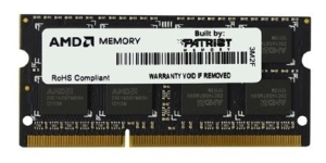  AMD 8Gb DDR3 1600MHz SO-DIMM R538G1601S2S-UO OEM PC3-12800 CL11  204-pin 1.5