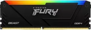   Kingston 8GB DDR4 3200MHz RGB DIMM FURY Beast Black RGB XMP KF432C16BB2A/8 CL16 1