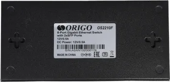   ORIGO Unmanaged Switch 8x1000Base-T, 2x1000Base-X SFP, metal case