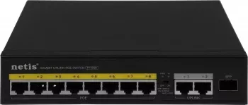  10PORT NETIS P110GH 10/100M 8POE+2XGE+SFP