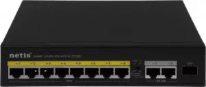  10PORT NETIS P110GH 10/100M 8POE+2XGE+SFP