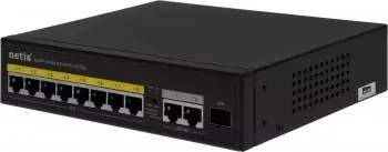  10PORT NETIS P110GH 10/100M 8POE+2XGE+SFP