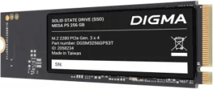  SSD Digma Mega P5 M.2 2280 PCIe 3.0 x4 256GB DGSM3256GP53T