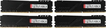   Kingston 16GB 2666MHz DDR4 CL16 DIMM (Kit of 4) FURY Beast Black