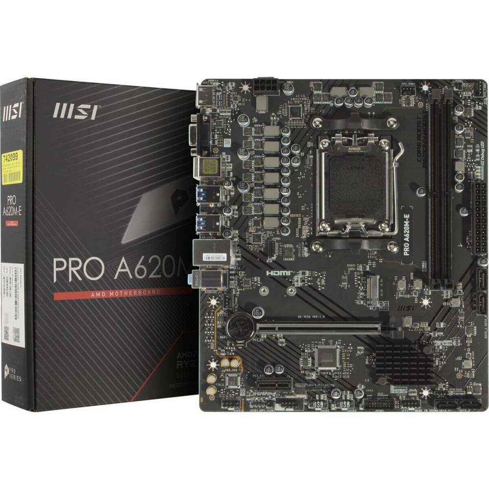   MSI PRO A620M-E Socket AM5