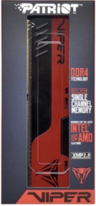   8Gb DDR4 4000MHz Patriot Viper Elite II (PVE248G400C0) CL20