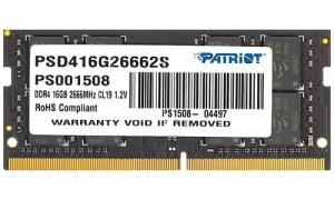   Patriot SL 16GB 2666MHz SODIMM