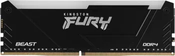   Kingston 8GB DDR4 3733MHz DIMM FURY Beast Black RGB XMP KF437C19BB2A/8 CL19, 1.35