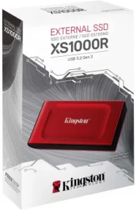   Kingston External SSD XS1000, 1000GB, Type-C/A, USB 3.2 Gen 2, R/W 1050/100