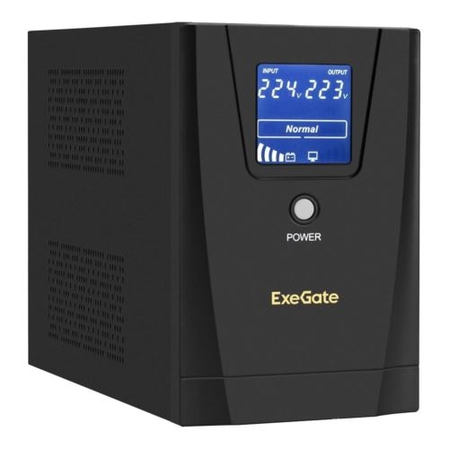 ИБП ExeGate SpecialPro Smart LLB-1200.LCD.AVR.2SH.3C13.USB <1200VA/750W, LCD, AVR, 2*Schuko+3*C13, U