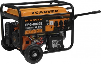 Генератор CARVER PPG-8000Е 6.5кВт 420куб.см 25л