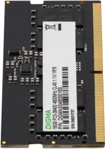  DDR5 16GB 4800MHz Digma DGMAS54800016S RTL PC5-38400 CL40 SO-DIMM 262-pin 1.1 single rank Re