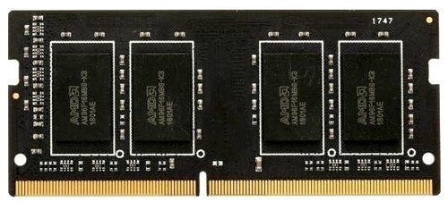   4GB AMD Radeon DDR4 2666 SO DIMM R7 Performance Series Black R744G2606S1S-UO Non-ECC,