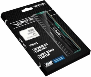   Patriot DIMM DDR3 VIPER3 8Gb KIT (4GbX2) 1600MHz CL9 [PV38G160C9K] Black