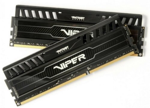   Patriot DIMM DDR3 VIPER3 8Gb KIT (4GbX2) 1600MHz CL9 [PV38G160C9K] Black
